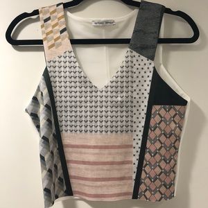 Patterned crop top